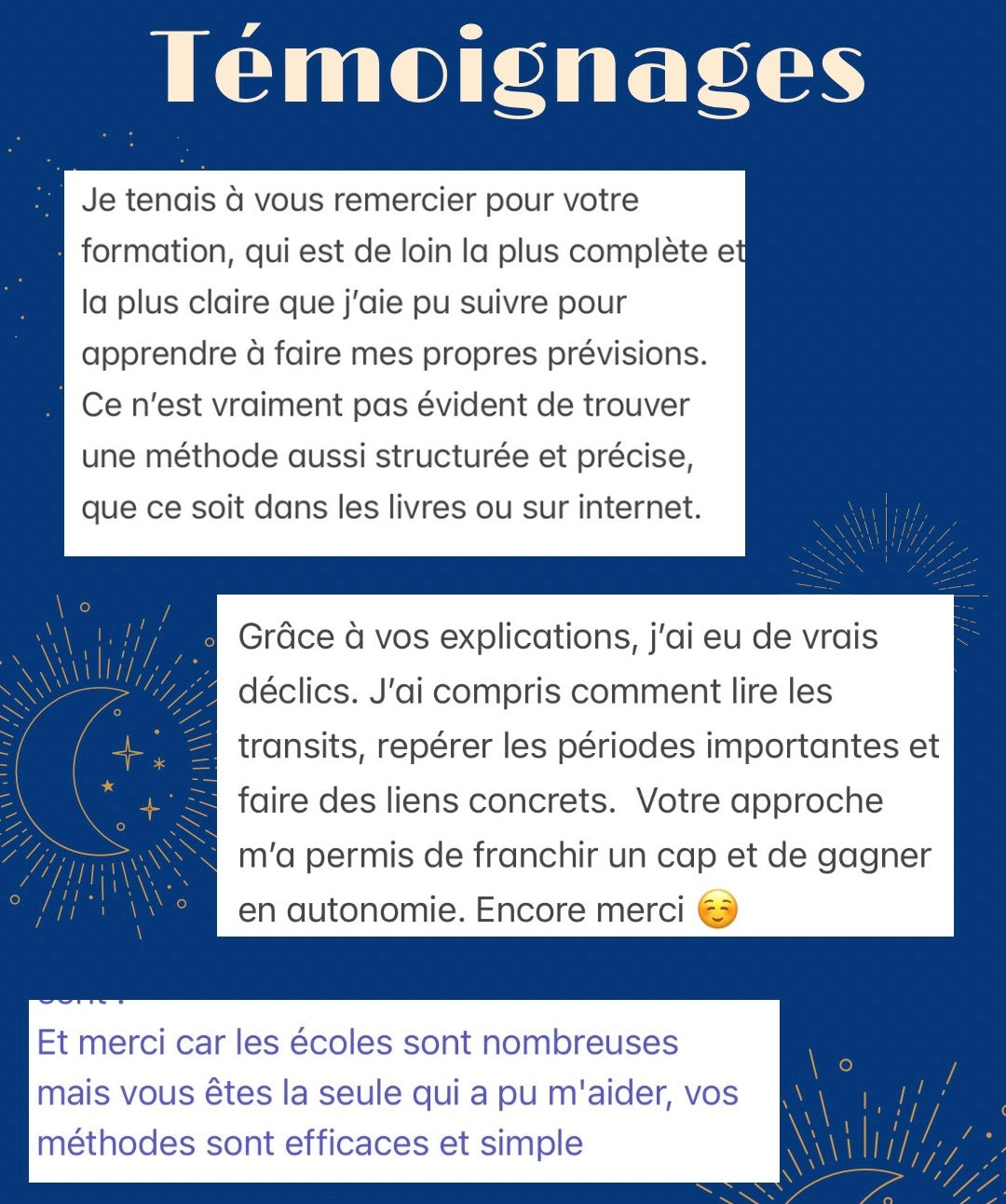 Initiation aux prévisions astrologiques: anticipez vos cycles pro (vidéo+fiches techniques)